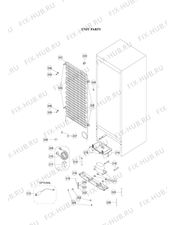 Схема №2 WTE22112 W с изображением Винтик для холодильника Whirlpool 482000013918