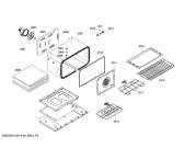 Схема №3 3HB598X с изображением Планка для электропечи Bosch 00677259