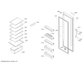Схема №2 KSV36NW30 с изображением Контейнер для овощей для холодильника Bosch 11015398
