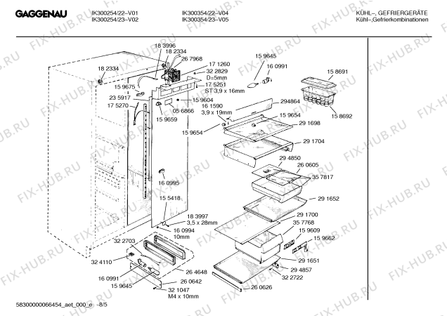 Схема №3 IK300254 с изображением Льдогенератор для холодильника Bosch 00497825