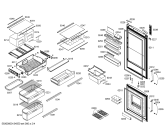 Схема №2 KGN46A40ZA с изображением Дверь для холодильной камеры Bosch 00246219