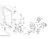 Схема №5 SMS53M22FF с изображением Передняя панель для посудомойки Bosch 00703647