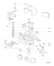 Схема №1 MWF 240 S 801.562.00 с изображением Панель управления для микроволновой печи Whirlpool 480120101042
