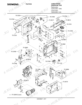 Схема №7 FA274G4 с изображением Модуль для видеотехники Siemens 00793087