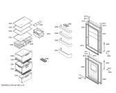 Схема №1 KGN39X23 с изображением Дверь для холодильника Bosch 00244402