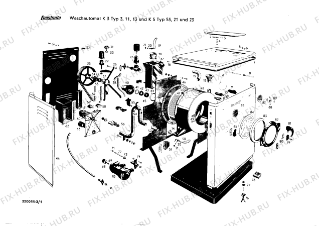 Схема №3 K4FSTYP606 K4FS 100TYP606 с изображением Электрический предохранитель для стиральной машины Bosch 00042117