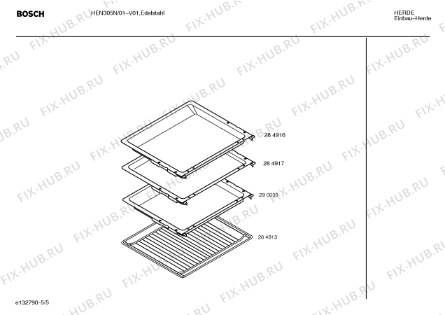 Схема №2 HEN300N с изображением Инструкция по эксплуатации для духового шкафа Bosch 00521992