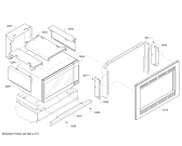 Схема №5 PODM301J с изображением Крышка для плиты (духовки) Bosch 00683830