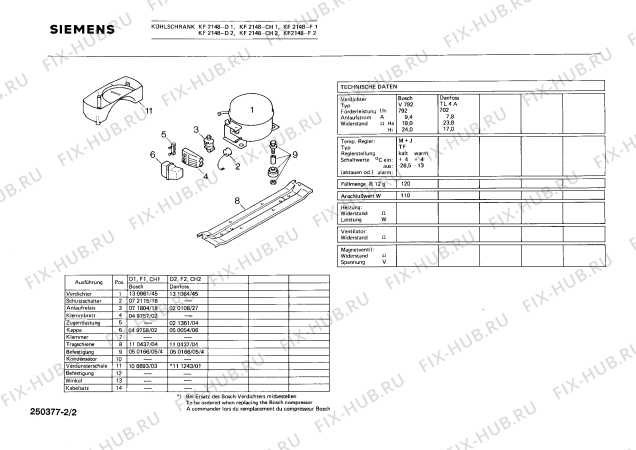 Схема №2 KF2148 с изображением Внутренняя дверь для холодильника Siemens 00200445