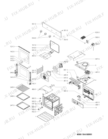 Схема №1 AKP 456/NB с изображением Панель для духового шкафа Whirlpool 481010395862