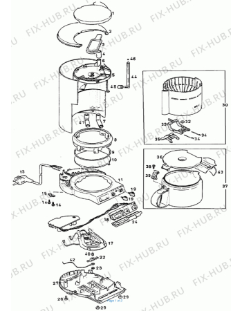Схема №1 Aromaster 10 special с изображением Спецфильтр для электрокофеварки BRAUN BR67000763