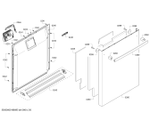 Схема №4 63012223317 Kenmore с изображением Набор кнопок для электропосудомоечной машины Bosch 00618170
