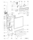 Схема №2 GSFH 1581 WS с изображением Модуль (плата) управления для посудомоечной машины Whirlpool 481227658145