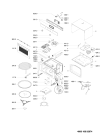 Схема №1 MD 344 IX HA с изображением Дверка для свч печи Whirlpool 481010892662