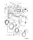 Схема №1 AWV 403/2 с изображением Декоративная панель для стиралки Whirlpool 481245212386