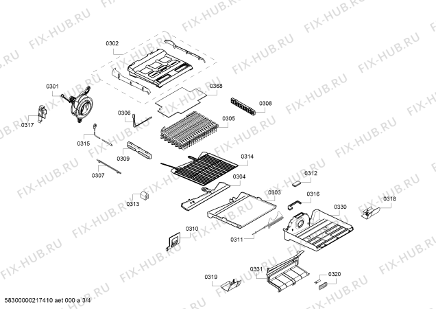 Схема №1 BD3076W3DN, PROFILO с изображением Крышка для холодильника Bosch 11030193