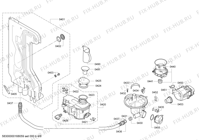 Схема №3 SHV9ER53UC с изображением Соединительный кабель для посудомойки Bosch 12021688