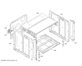 Схема №4 3HB539XIC Einländervarianten mit LO ausserhalb LOT с изображением Кронштейн для духового шкафа Siemens 00650207