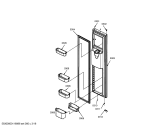 Схема №8 RS495300 с изображением Декоративная планка для холодильника Bosch 00669363