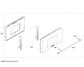 Схема №7 PRD366EPG с изображением Тепловой экран для плиты (духовки) Bosch 00701357