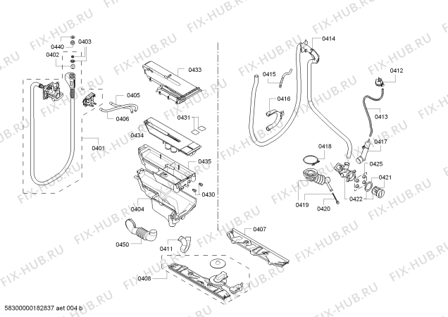 Схема №1 WM16Y891CH IQ890 Intelligentes Dosiersystem suisse series с изображением Вкладыш для стиралки Siemens 00755123