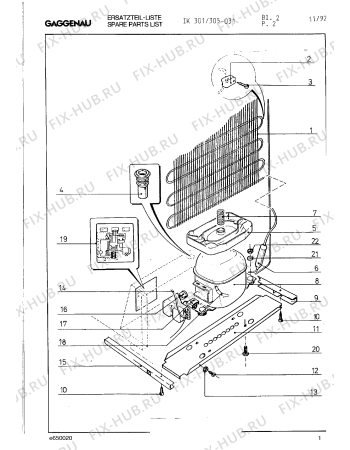 Схема №5 KIUGG85 IK300-154 с изображением Винт для холодильника Bosch 00322012
