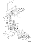 Схема №2 ACM 838 WH с изображением Трубка подачи газа для плиты (духовки) Whirlpool 481231068005