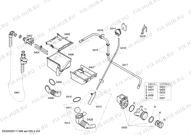 Схема №2 WAE16420IT с изображением Панель управления для стиралки Bosch 00449906