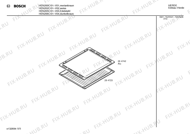 Схема №3 HEN206C с изображением Ручка управления духовкой для электропечи Bosch 00168331