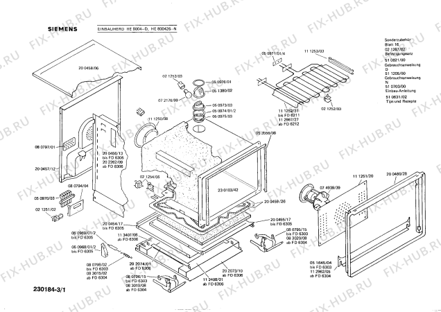 Схема №2 0750452055 EB680EU с изображением Корпус духовки для электропечи Bosch 00230103