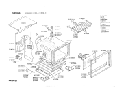 Схема №2 0750452055 EB680EU с изображением Планка для плиты (духовки) Bosch 00111268