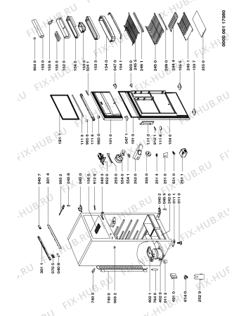 Схема №1 DPA 391/G с изображением Фитинг для холодильной камеры Whirlpool 481946089728