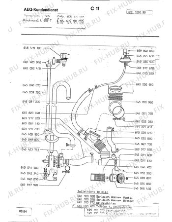 Взрыв-схема посудомоечной машины Rondo (N Rn) RONDOROYAL L 809 T - Схема узла Section7