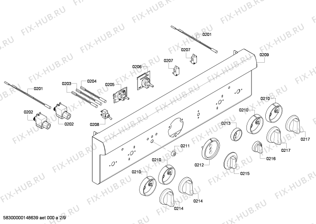 Схема №5 PRD486GDHC с изображением Рамка для духового шкафа Bosch 00685114