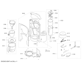 Схема №1 TKA6074 private collection с изображением Корпус для кофеварки (кофемашины) Bosch 00667169