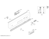 Схема №3 CG4A00U5 Constructa Energy, A++ с изображением Панель управления для посудомойки Bosch 00743367