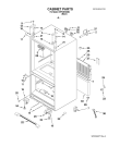 Схема №4 KRFC - 9010  B с изображением Всякое для холодильника Whirlpool 482000021636