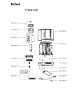 Схема №1 TT360130/3D с изображением Микромодуль для тостера (фритюрницы) Tefal SS-188721