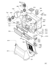 Схема №1 DEHL 3690 SW с изображением Фиксатор для электровытяжки Whirlpool 481940479008