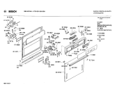 Схема №2 0730301588 SMI631241 с изображением Панель для электропосудомоечной машины Bosch 00115523