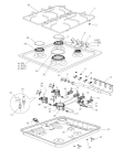Схема №1 VDP642W (390103, 4200-0002) с изображением Труба для плиты (духовки) Gorenje 418330