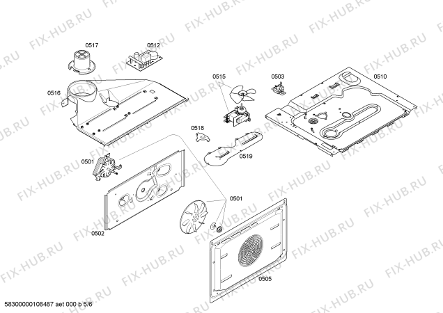 Схема №2 B1422W0GB с изображением Переключатель режимов для духового шкафа Bosch 00496405