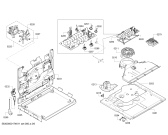 Схема №6 HBG36B620 с изображением Модуль управления, запрограммированный для духового шкафа Bosch 00744040