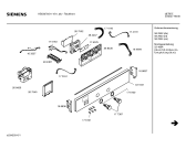 Схема №4 HB53078 с изображением Панель управления для плиты (духовки) Siemens 00431041
