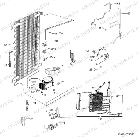 Схема №1 IK2550BNR с изображением Микрокомпрессор для холодильника Aeg 8083647142