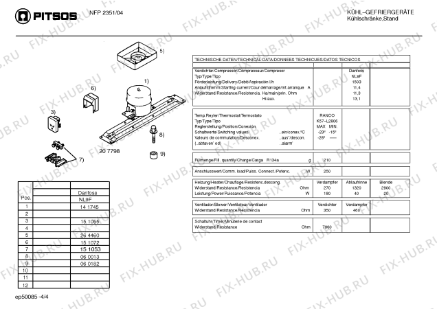 Схема №1 KG41U50GR с изображением Решетка для холодильной камеры Bosch 00287128