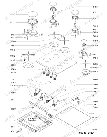 Схема №1 BDC90BBBNA с изображением Фиксатор для духового шкафа Whirlpool 481060295541