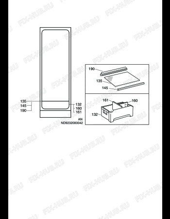 Взрыв-схема холодильника Electrolux ER8209C - Схема узла C10 Interior