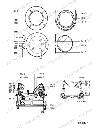 Схема №3 WA 3050 с изображением Всякое для стиральной машины Whirlpool 481990800386