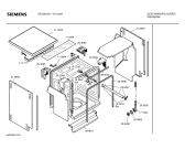 Схема №4 SE33234SK с изображением Передняя панель для посудомойки Siemens 00360230